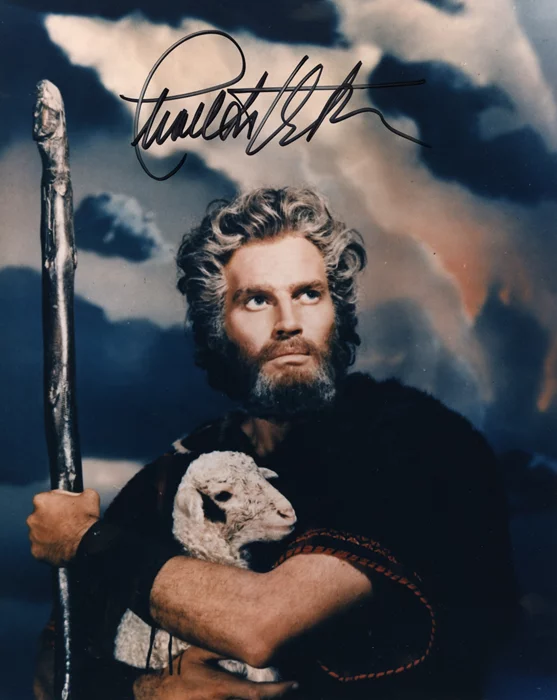 Charlton Heston autograph