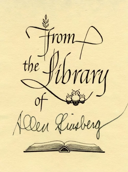 Allen Ginsberg autograph