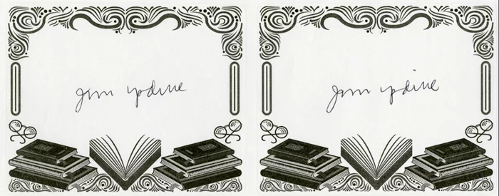 John Updike autograph