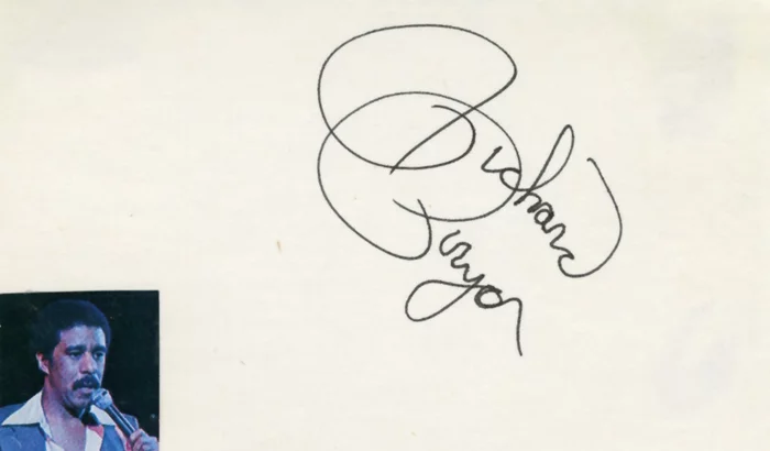 Richard Pryor autograph