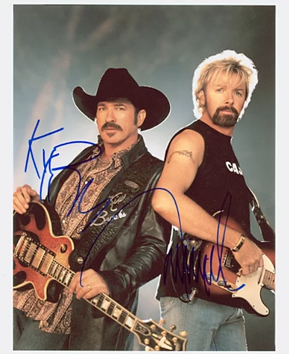 Brooks and Dunn autograph