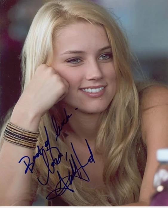 Amber Heard autograph