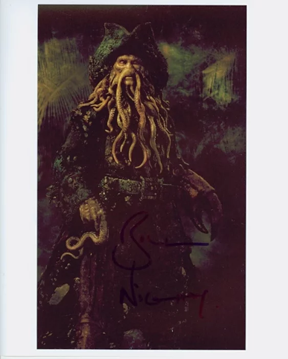 Bill Nighy autograph