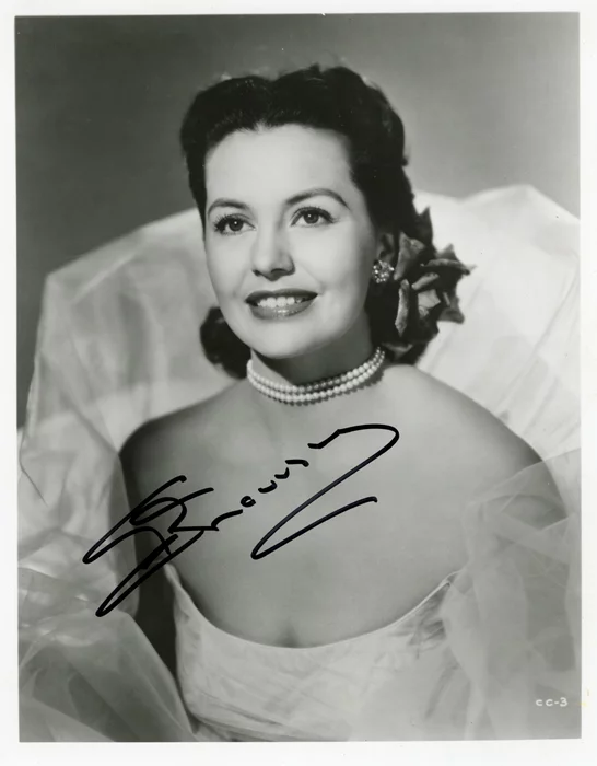 Cyd Charisse autograph