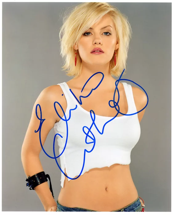 Elisha Cuthbert autograph