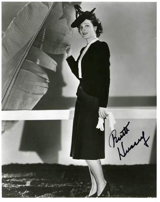 Ruth Hussey autograph