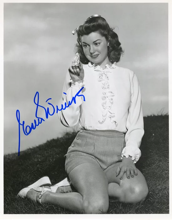 Esther Williams autograph