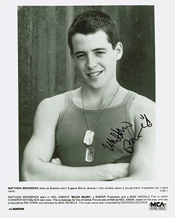 Matthew Broderick autograph