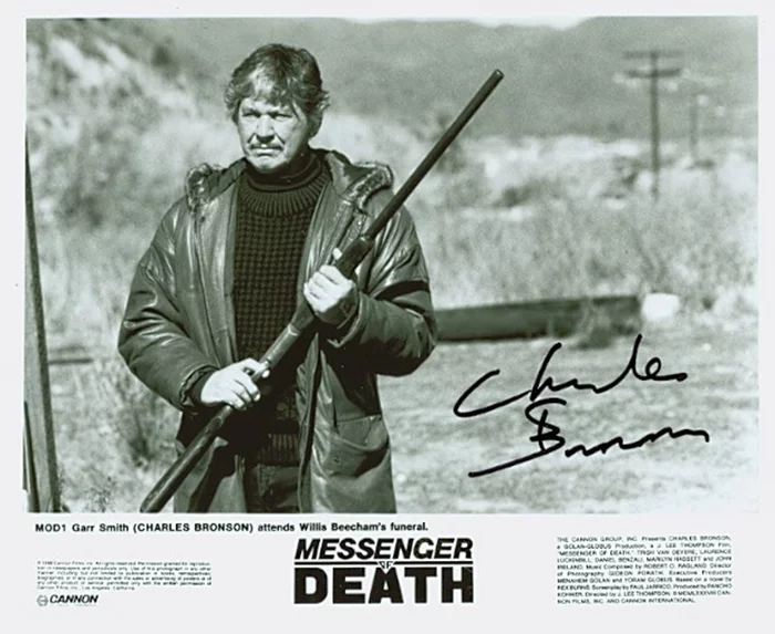 Charles Bronson autograph
