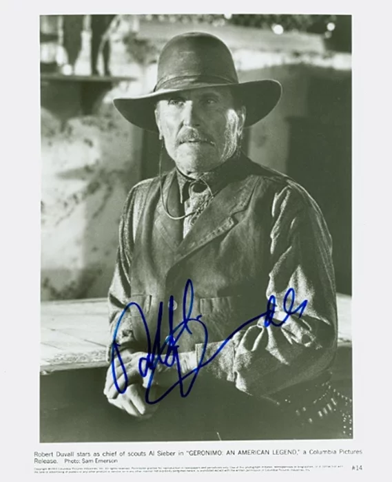 Robert Duvall autograph