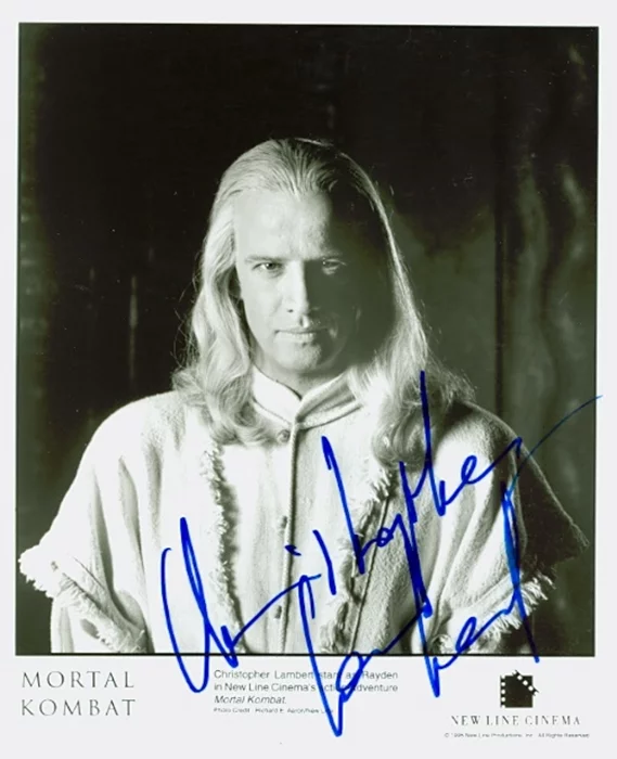 Christopher Lambert autograph