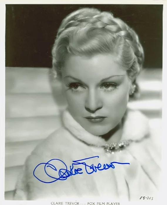 Claire Trevor autograph