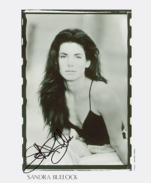 Sandra Bullock autograph