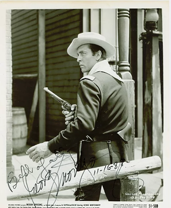 George Montgomery autograph