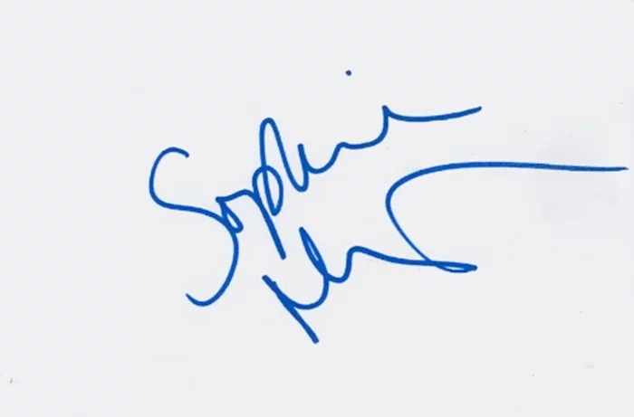 Sophia Myles autograph