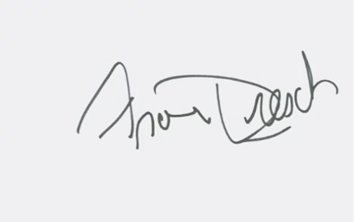 Fran Drescher autograph