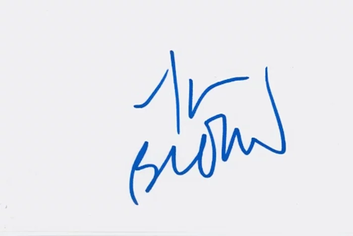 Tom Brokaw autograph