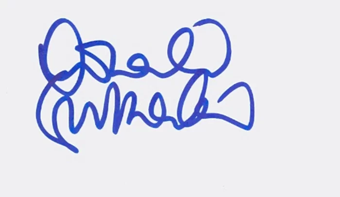 Donald Sutherland autograph