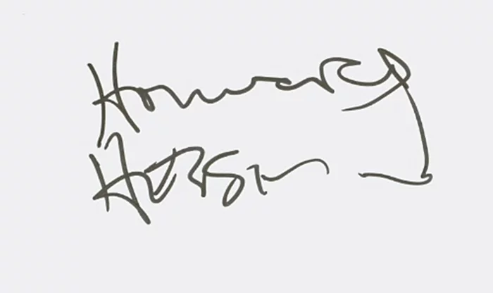 Howard Hesseman autograph