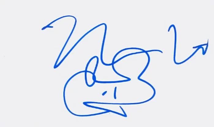 Kanye West autograph