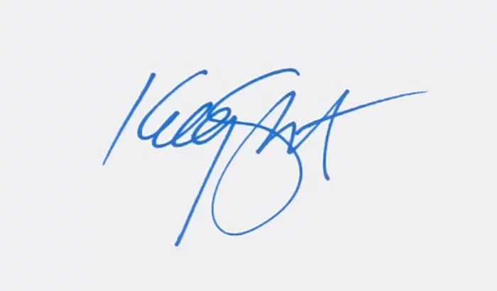 Kelly Slater autograph