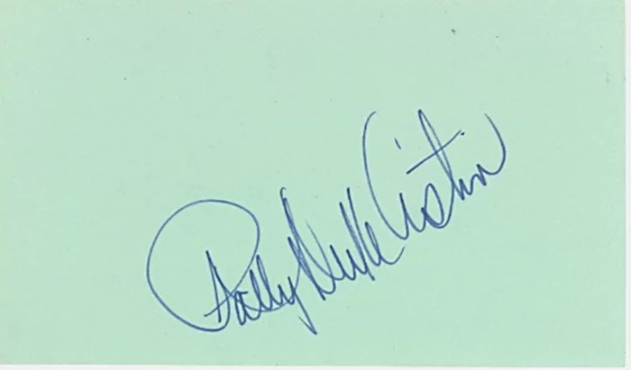 Patty Duke Astin autograph
