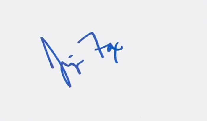 Jorja Fox autograph