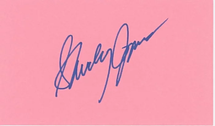 Shirley Jones autograph