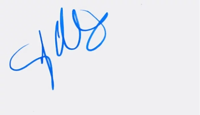 Lance Bass autograph