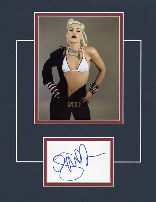 Gwen Stefani autograph