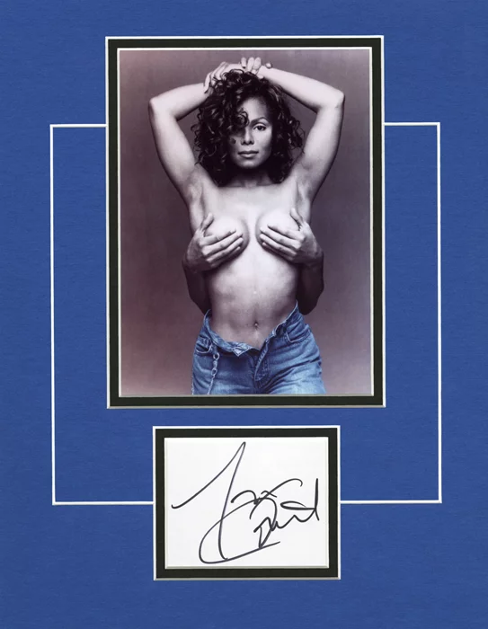 Janet Jackson autograph
