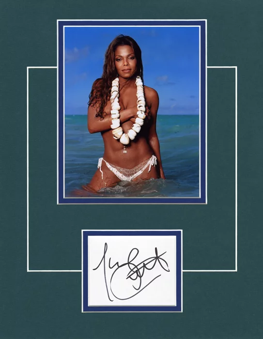 Janet Jackson autograph