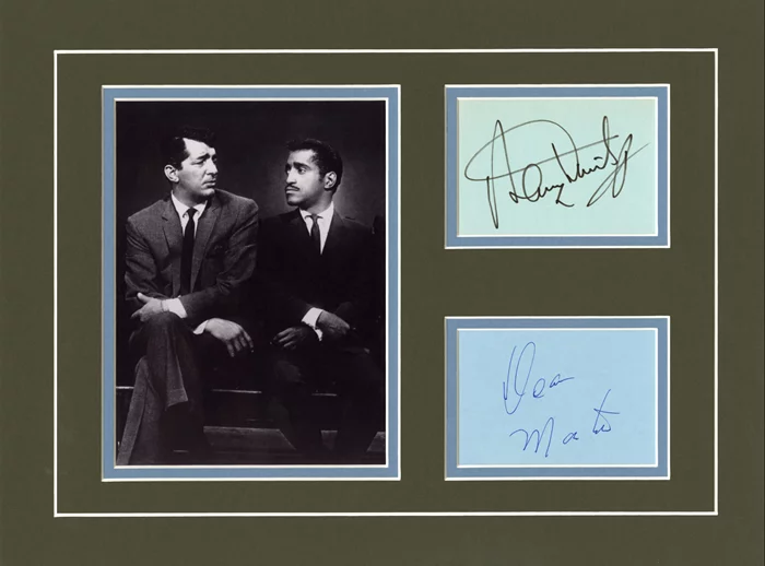 The Rat Pack autograph
