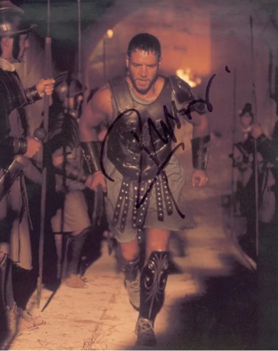 Russell Crowe autograph