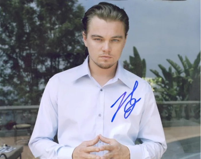 Leonardo DiCaprio autograph