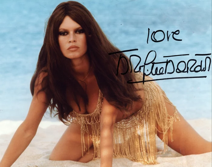 Brigitte Bardot autograph