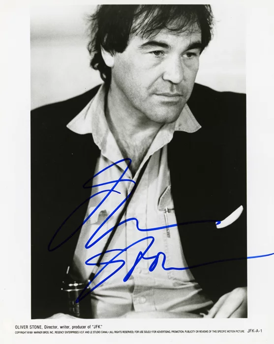 Oliver Stone autograph