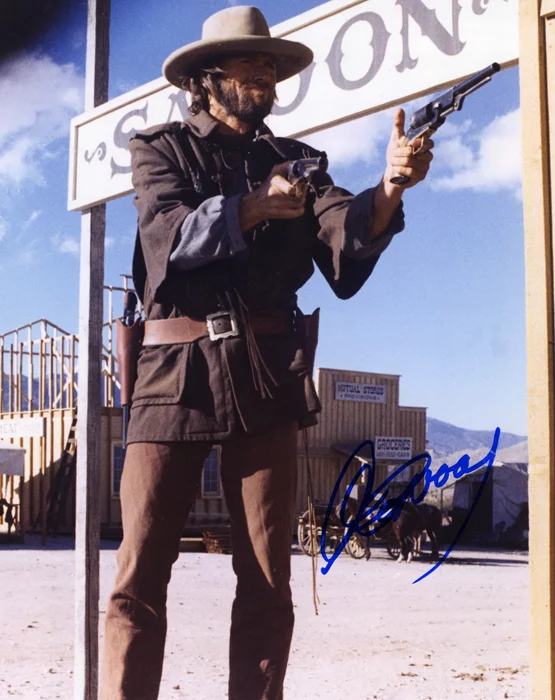 Clint Eastwood autograph