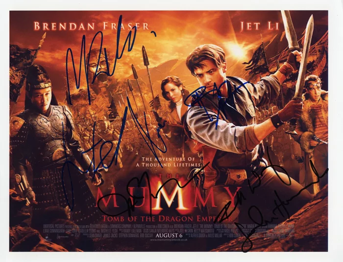The Mummy: Tomb of The Dragon Emperor autograph
