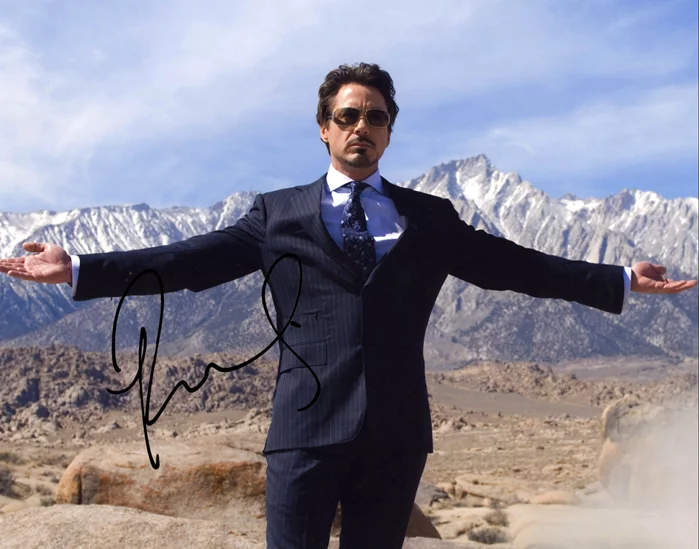 Robert Downey Jr. autograph