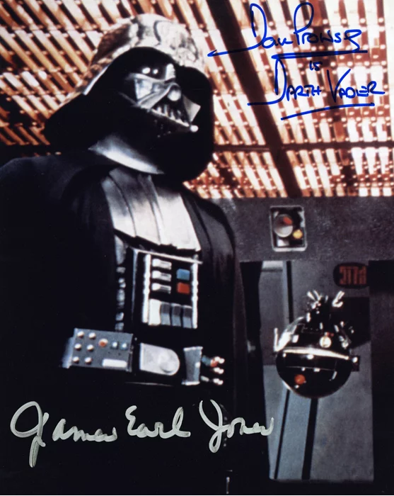 Darth Vader autograph
