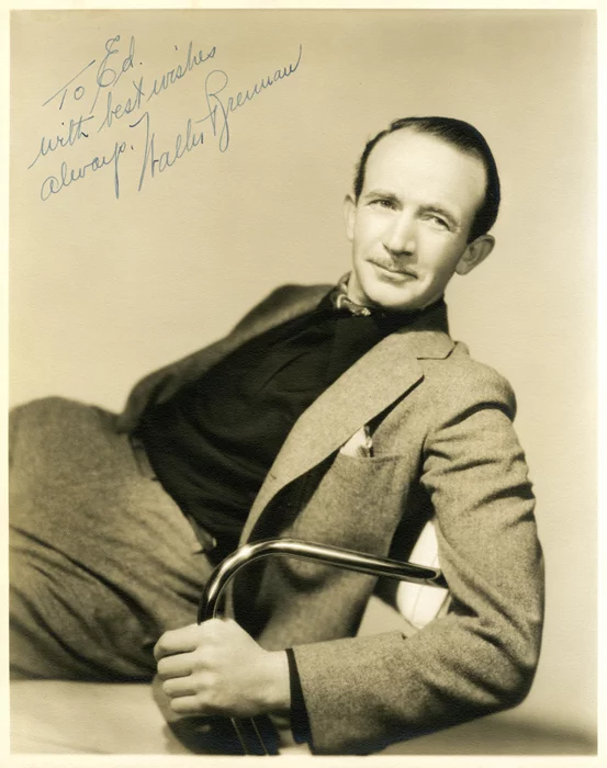 Walter Brennan autograph