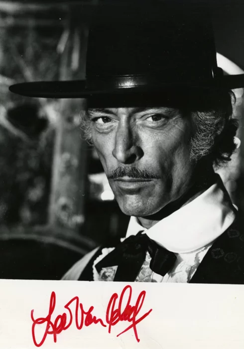 Lee Van Cleef autograph