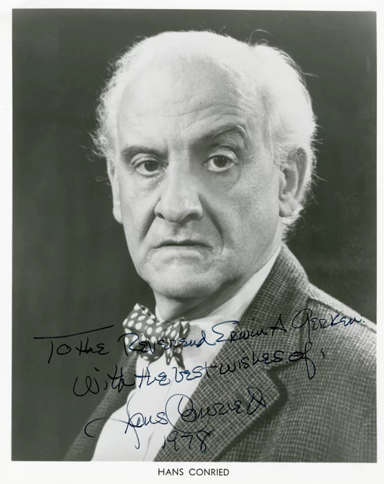 Hans Conreid autograph
