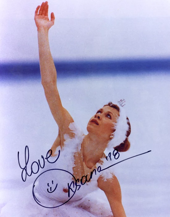 Oksana Baiul autograph