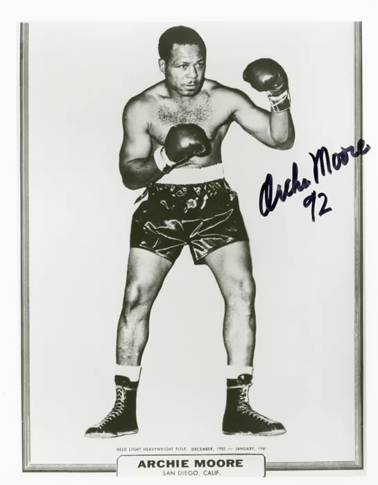 Archie Moore autograph