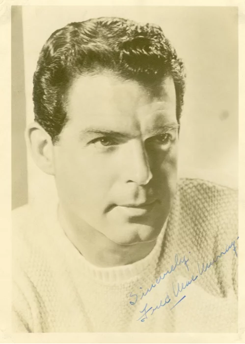 Fred MacMurray autograph