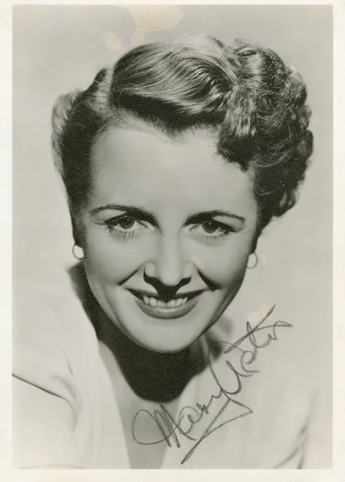 Mary Astor autograph