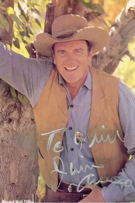 James Arness autograph