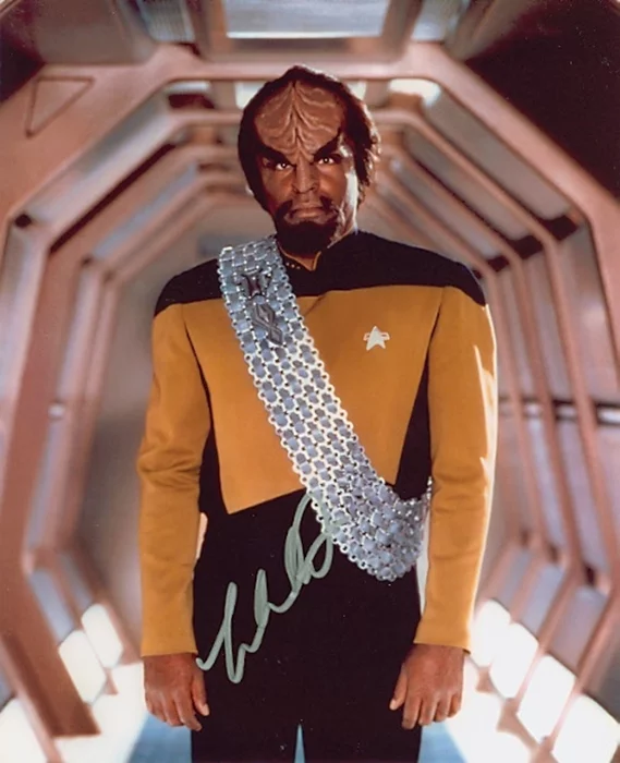 Michael Dorn autograph